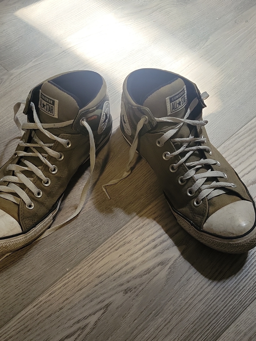 Converse Women's Olive Green High-Top Sneakers